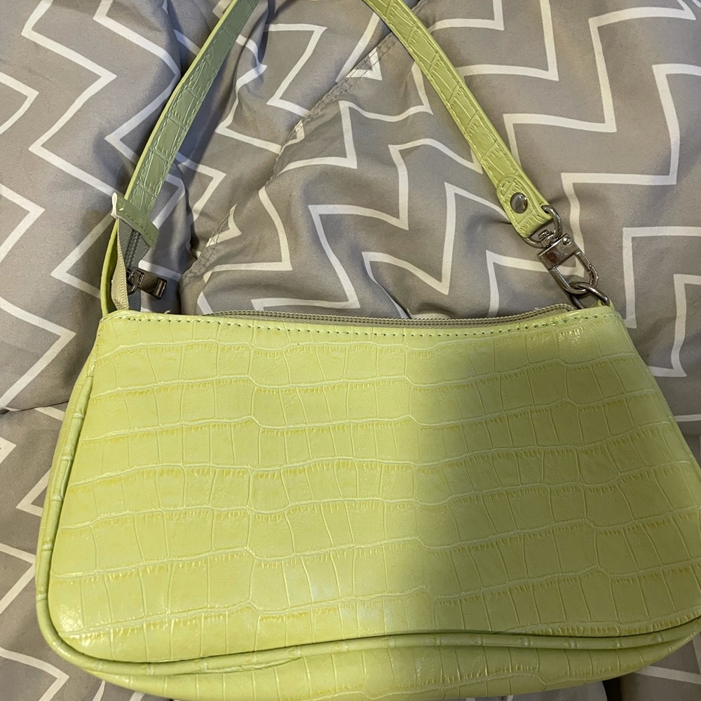 Green crocodile bag never worn
